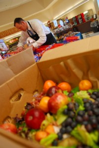 Culling food at a supermarket
