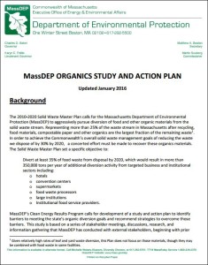 MassDEP action plan