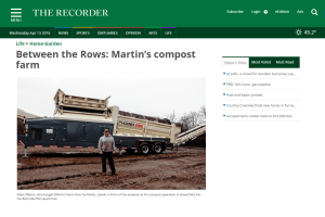 The Recorder Between the Rows  Martin’s compost farm